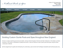 Tablet Screenshot of northeastpools.net